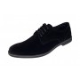 Pantofi barbati din piele naturala intoarsa - Model Negru103NVEL